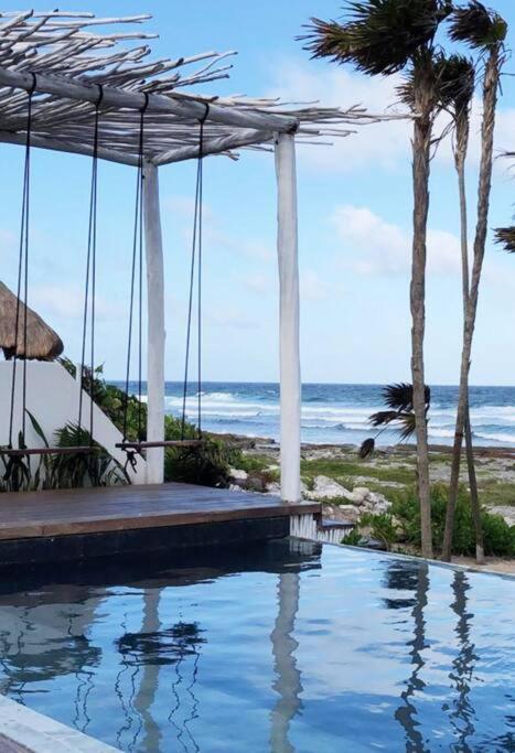 Tulum Beachfront Villa I'Ik By Casa Xuul טולום מראה חיצוני תמונה