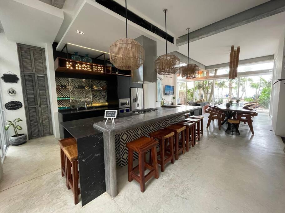 Tulum Beachfront Villa I'Ik By Casa Xuul טולום מראה חיצוני תמונה