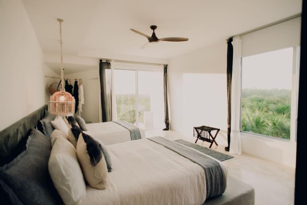 Tulum Beachfront Villa I'Ik By Casa Xuul טולום מראה חיצוני תמונה