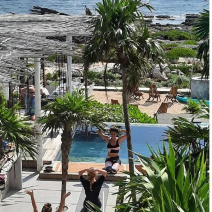 Tulum Beachfront Villa I'Ik By Casa Xuul טולום מראה חיצוני תמונה