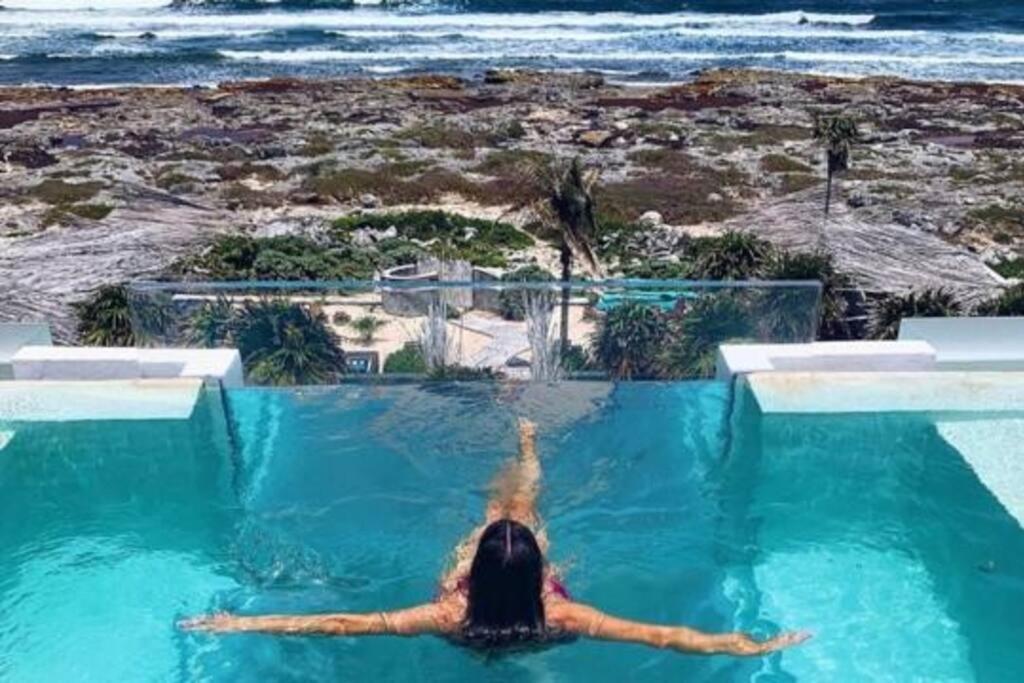 Tulum Beachfront Villa I'Ik By Casa Xuul טולום מראה חיצוני תמונה