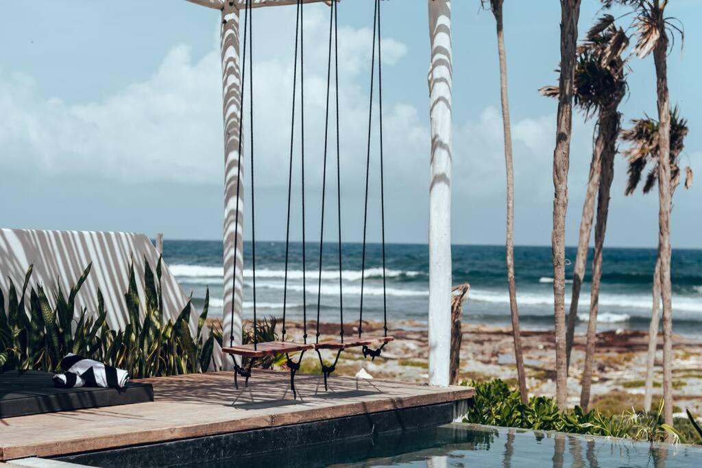 Tulum Beachfront Villa I'Ik By Casa Xuul טולום מראה חיצוני תמונה